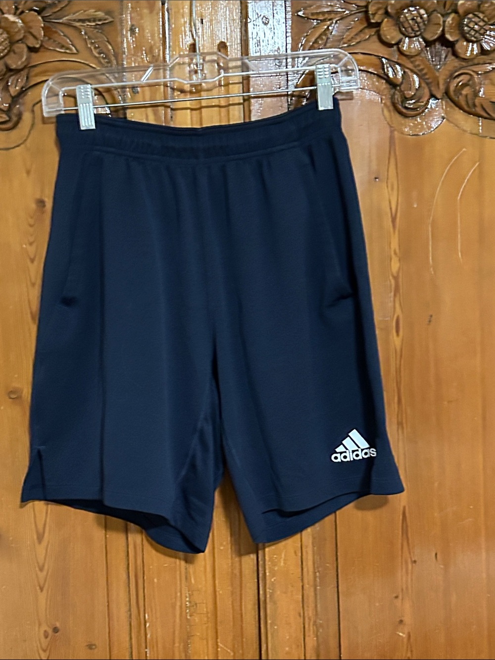 Adidas Polyester Basketball Shorts. Medium (see measurements)